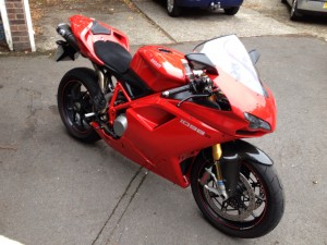 bespoke valeting motorbike